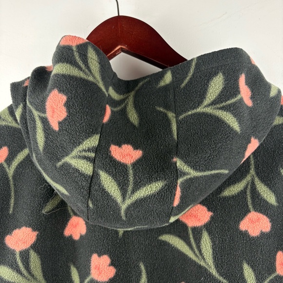 O'Neill Women's Half Zip Fleece Floral Pullover Hoodie Jacket Casual Comfy XL - Picture 8 of 8